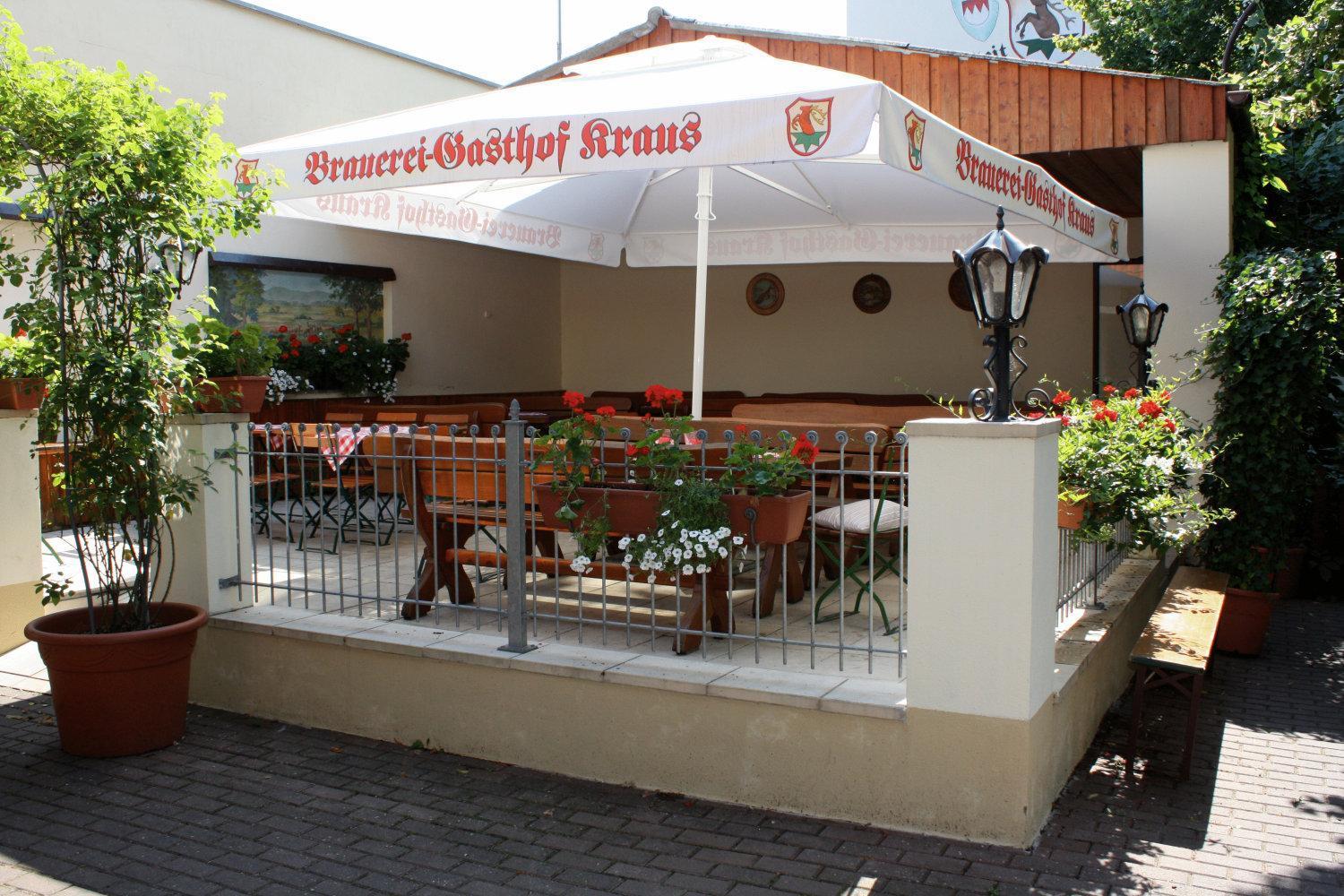 Brauerei Gasthof Kraus Hotel Hirschaid Exterior foto